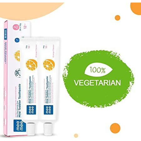 Meemee Fluoride-Free Strawberry Flavor Toothpaste (140 G | Pack Of 2)