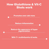 Sheneed Glutathione & Vitamin C Shots|Radiant Skin|Anti-Oxidant|Orange Flavour|10G X 15N (Pack Of 2)
