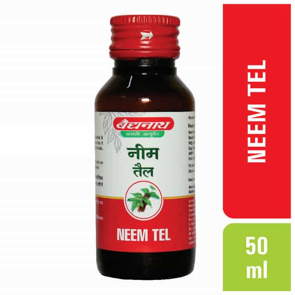 Baidyanath Asli Ayurved Neem Tel 50 Ml (Pack Of 2) For Skin Problems