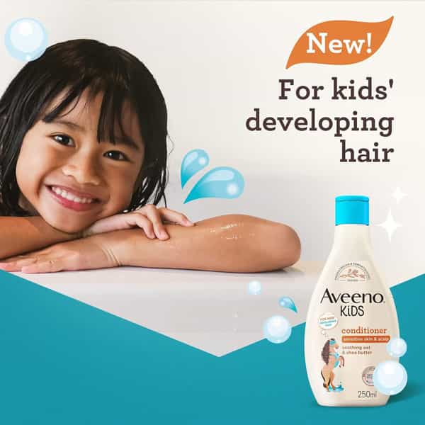 Aveeno Baby Kids Conditioner With Soothing Oat & Shea Butter For All Types Of Hairs 250 Ml
