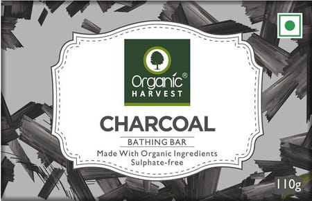 Organic Harvest Charcoal Bathing Soap- 125 Gm