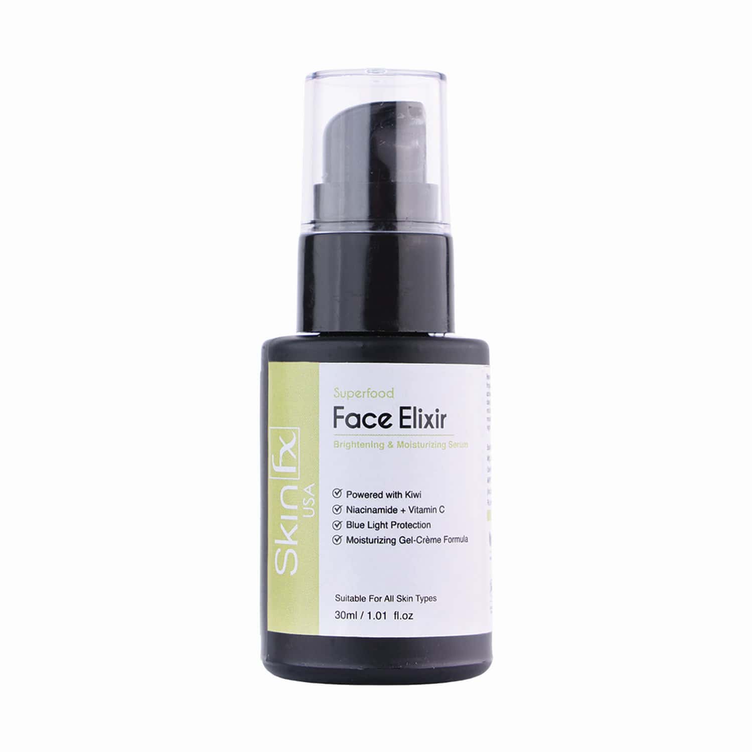 Skin Fx Superfood Face Elixir Brightening & Moisturizing Serum Kiwi 30 Ml