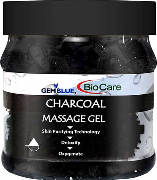 Gemblue Biocare Charcoal Massage Gel | 500Ml