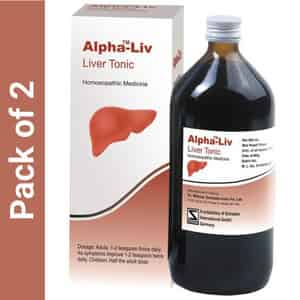 Dr. Willmar Schwabe India Alpha - Liv Syrup (500 Ml) Pack Of 2