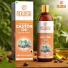 Newish Premium Castor Oil For Hair Growth Skin And Eyebrow | Pure Cold Pressed 200Ml