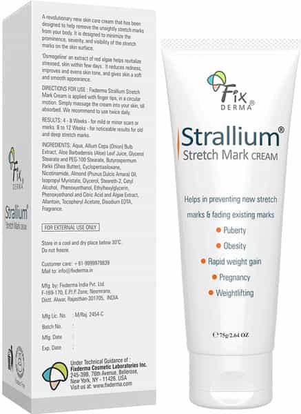 Fixderma Strallium (Anti Stretch Mark Cream) 75Gm
