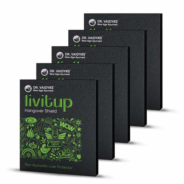 Dr. Vaidya's Livitiup - 6 Capsules Pack Of 5