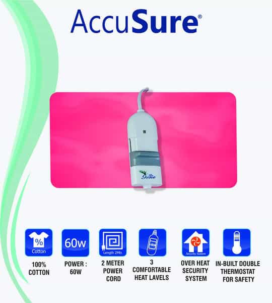Accusure Electric Heating Pad | Xl