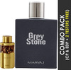 Ajmal Aurum Cp Alcohol-Free Attar 10Ml For Women And Maryaj Grey Stone Edp 100Ml For Men