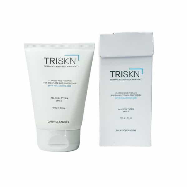 Triskn Daily Cleanser | Hyaluronic Acid | Cleanse & Hydrate | All Skin Types | 100G