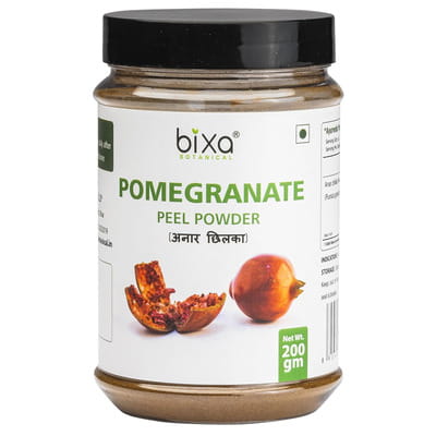 Buy BIXA BOTANICAL POMEGRANATE PEEL POWDER-FOR SKIN HAIR MASK