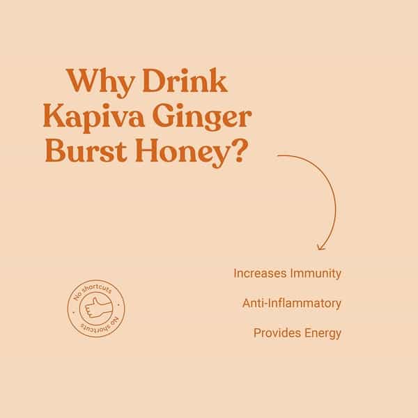 Kapiva Ginger Burst Honey Jar Of 250 G