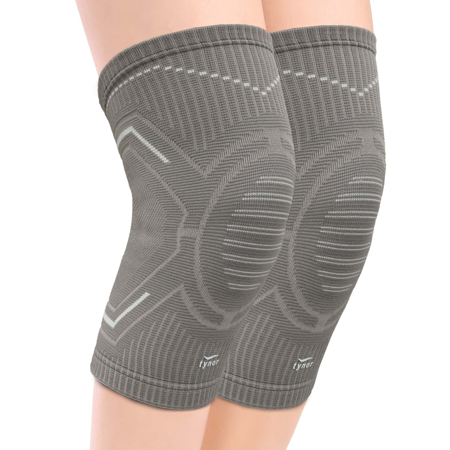 Tynor Knee Cap Comfeel | Grey & Blue | Xxl | Pack Of 2