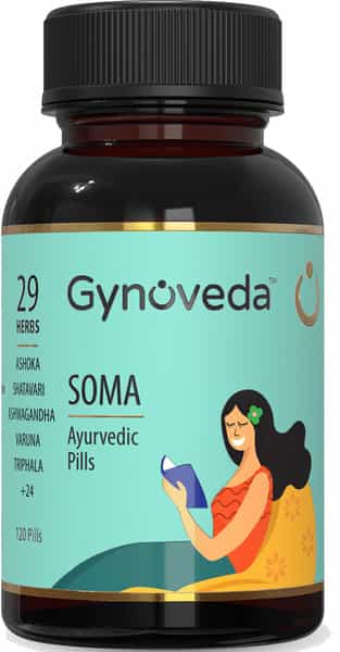 Gynoveda's Soma For White Discharge Itching - 120 Pills For 1 Month