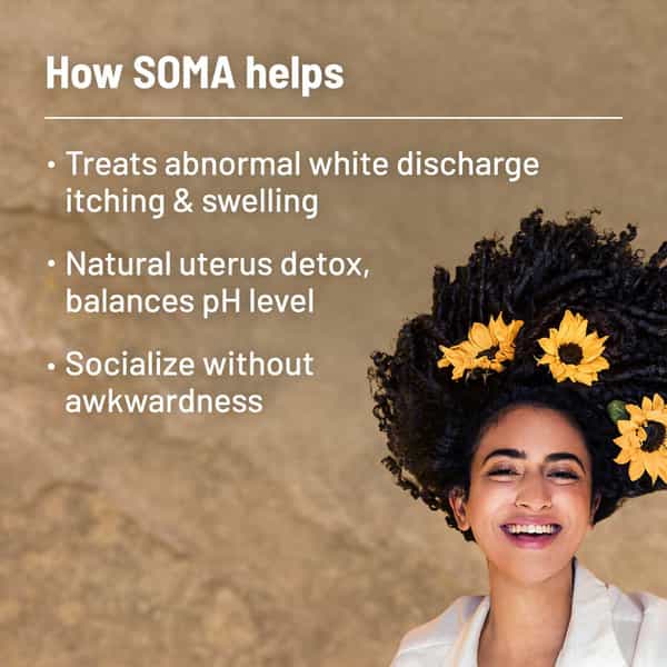 Gynoveda's Soma For White Discharge Itching - 120 Pills For 1 Month