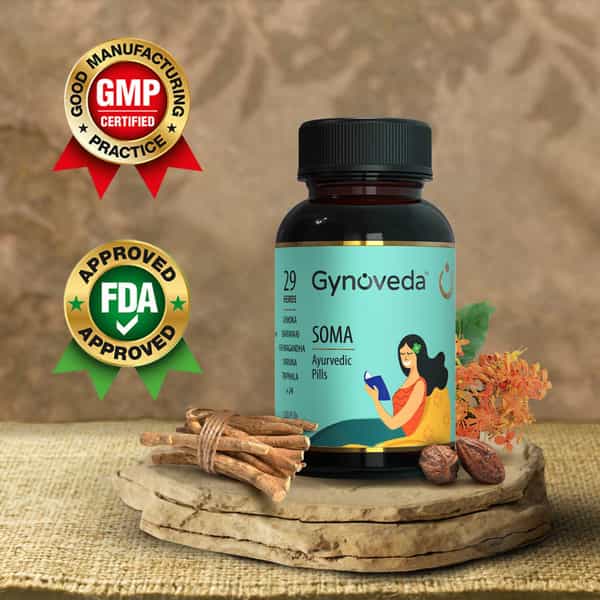 Gynoveda's Soma For White Discharge Itching - 120 Pills For 1 Month