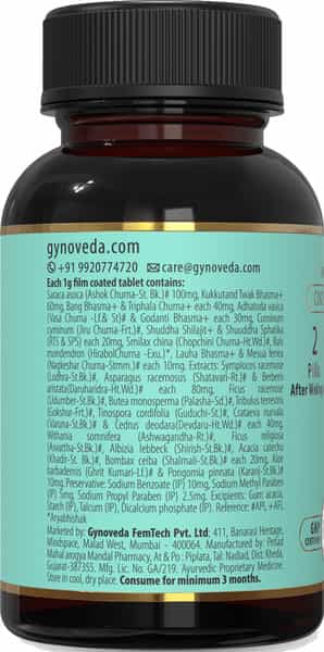 Gynoveda's Soma For White Discharge Itching - 120 Pills For 1 Month