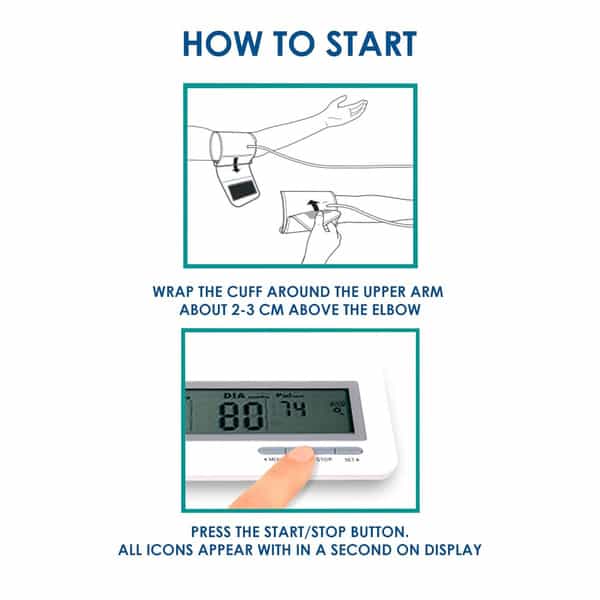 Equinox Digital Blood Pressure Monitor Eq-Bp-101