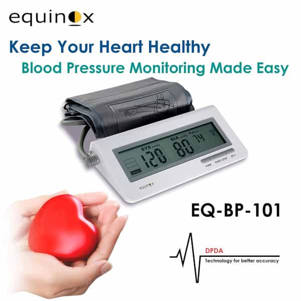 Equinox Digital Blood Pressure Monitor Eq-Bp-101