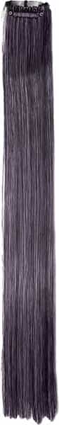 Streak Street Salt & Pepper Straight Clip-On Strands