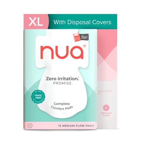 Nua Ultra-Soft Sanitary Pads | Xl | 12 Pads