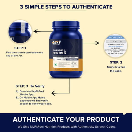 Myfitfuel Diet Whey Gold Protein Isolate | 1 Kg | 30 Servings (Rich Classic Vanilla)