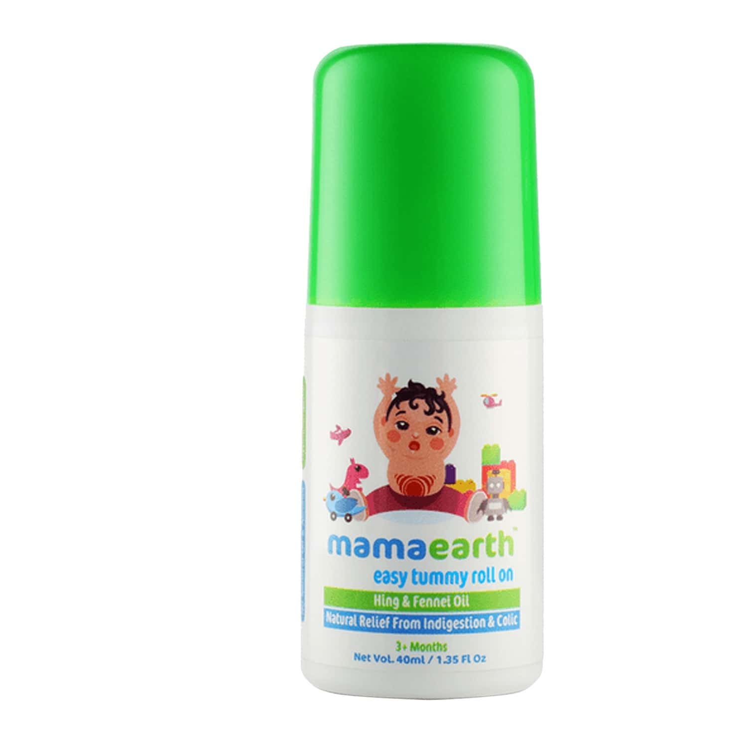 Buy MAMAEARTH BREATHE EASY VAPOUR ROLL ON FOR BABIES 40ML Online & Get