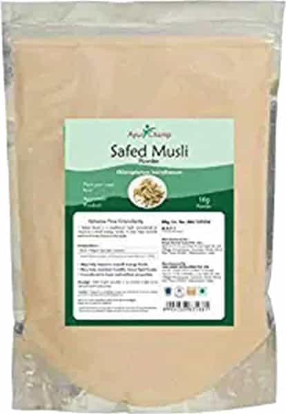 Ayur Champ - Pack Of 2 -Safed Musli Powder Chlorophytum Borivilianum Powder- 1 Kg