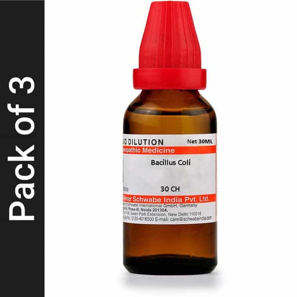 Dr. Willmar Schwabe India Bacillus Coli 30 Ch Dilution 30 Ml Pack Of 3