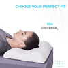Vissco Cervical Contoured Pillow | Prevents Cervical Spondylitis | Mild Sprain & Stiff Neck/Shoulder