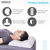 Vissco Cervical Contoured Pillow | Prevents Cervical Spondylitis | Mild Sprain & Stiff Neck/Shoulder