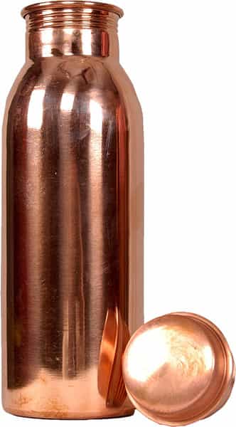 Ask Plain Copper Water Bottle 750 Ml