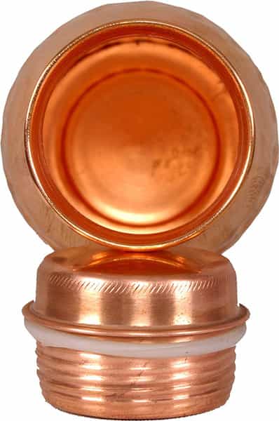 Ask Plain Copper Water Bottle 750 Ml