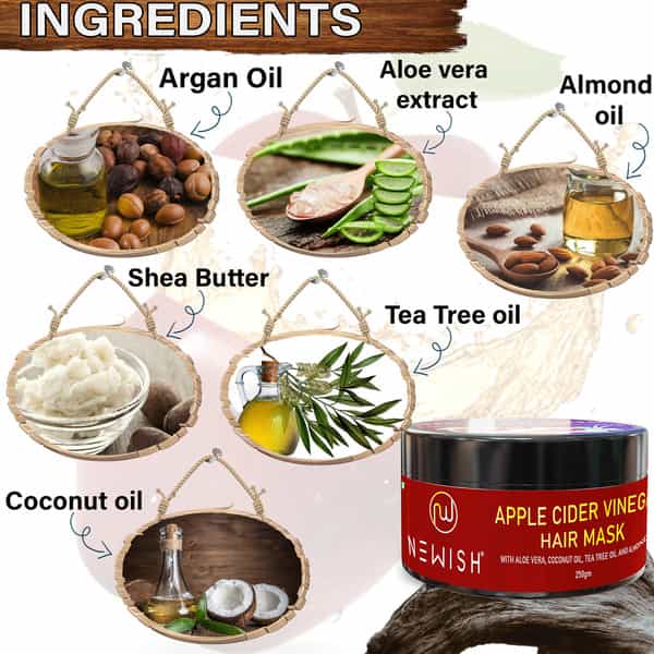 Newish Hair Mask For Hair Growth 250Gm (Pack Of 2)