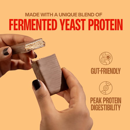 Superyou Choco Peanut Butter Protein Wafer Bars (Pack Of 10)|10 Gram Protein | 3 Gram Fiber