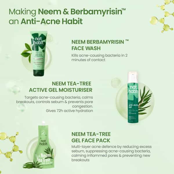 Nat Habit Fresh Pimple Control (Gel) Neem Face Wash (100G)