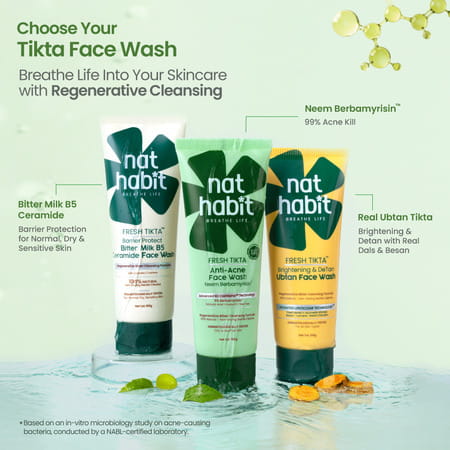 Nat Habit Fresh Pimple Control (Gel) Neem Face Wash (100G)