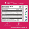 Carbamide Forte Iron+Vitamin C+ Supplement For Women Bottle Of 100 Tablets