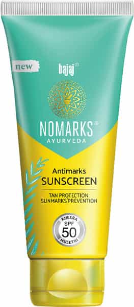 Bajaj Nomarks Ayurvedic Antimarks Sunscreen Spf 50 - 50G