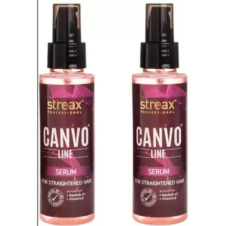 Streax Professional Canvoline Serum With Kera Charge Pack Of 2 (200 Ml)
