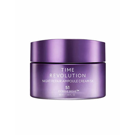 Missha Time Revolution Night Repair Ampoule Cream 5X - For Intense Hydration| 50Ml