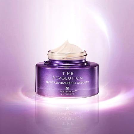 Missha Time Revolution Night Repair Ampoule Cream 5X - For Intense Hydration| 50Ml
