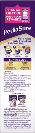 Pediasure New Vital Nutrients To Help Kids Growth For 2-6 Years Old Vanilla Box Of 200 Gm