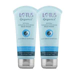 Lotus Organics+ Hydra Clean & Nourish Face Wash 80g ( Pack Of 2 )