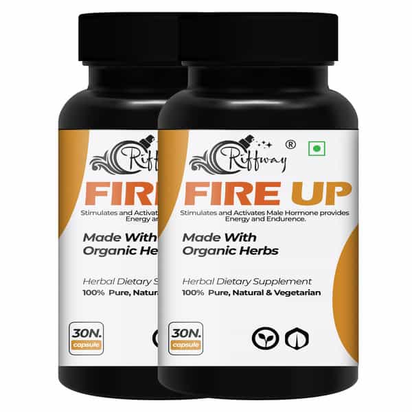 Fire Plus Herbal Wellness Capsule For Men | Revitalize Vitality (60 Caps)
