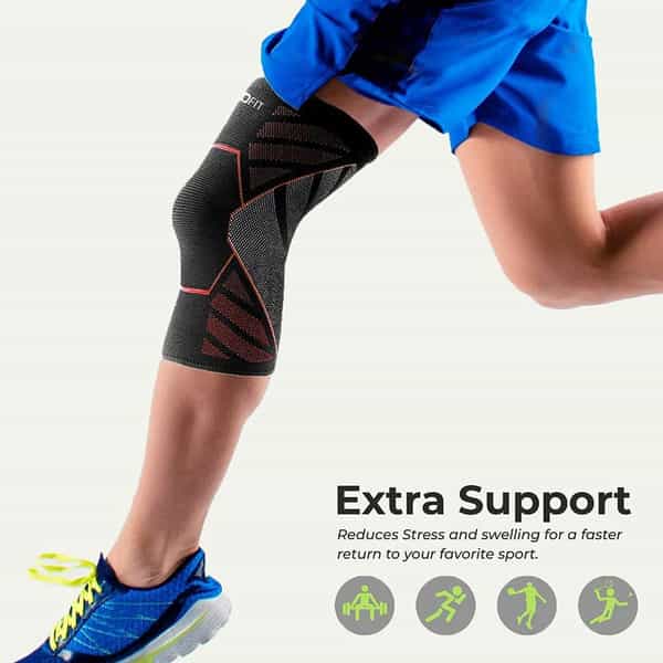 Boldfit Knee Support For Men&Women Knee Caps For Women Knee Cap Men Knee For Knee Pain Relief - Xl