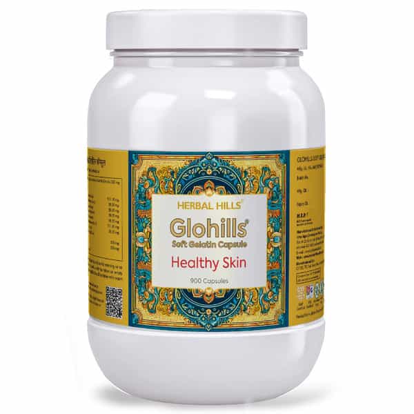 Herbal Hills Glohills Healthy Skin - (Value Pack Of 5) 900 Capsule