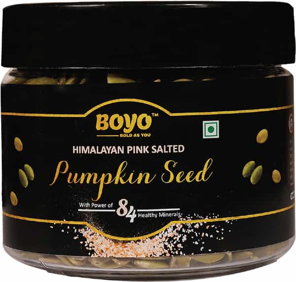 Buy BOYO ROASTED PUMPKIN SEEDS WITHOUT SHELL 250 GM. Online & Get Upto