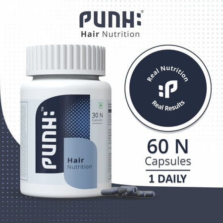 Punh - Hair Nutrition Capsules (60 Capsules)