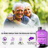 Naturyz Triple Strength Omega 3 Fish Oil 2450 Mg With Highest Epa 1200mg Dha 800mg (60 Softgels)